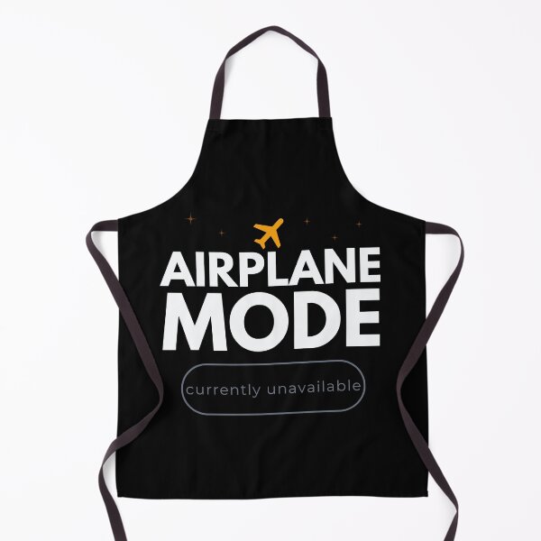 Item preview, Airplane Mode Dark Aesthetic Typography designed and sold by Uvclick.