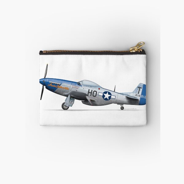 Item preview, NORTH AMERICAN AVIATION P-51 MUSTANG A68-175 2010 N51DT SLENDER TENDER AND TALL designed and sold by Grubby Fingers Aircraft Illustration.