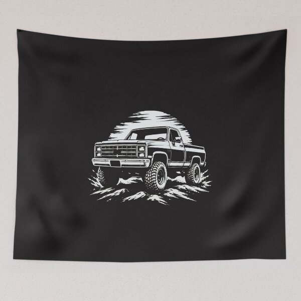 Item preview, Lifted Pickup Truck Off Road Vintage 4x4 Mudding Graphic Design designed and sold by kiralynstration.