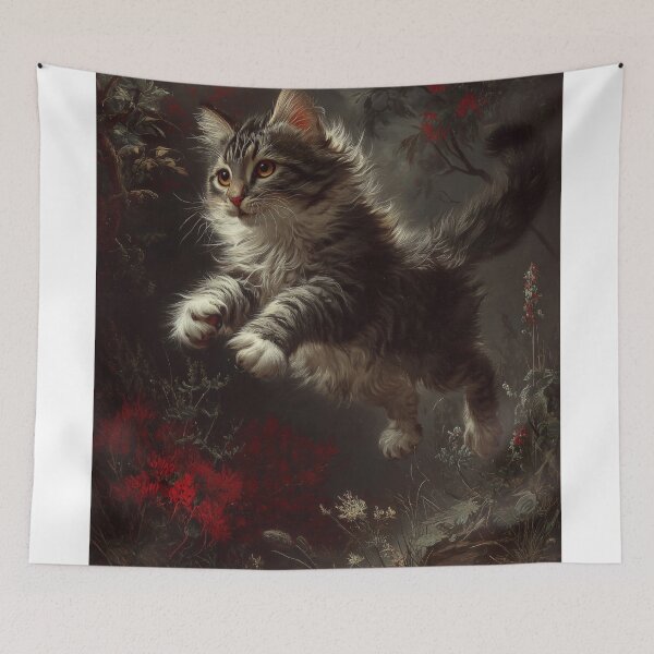 Item preview, Cat Leaping Under Moonlight designed and sold by lautir.