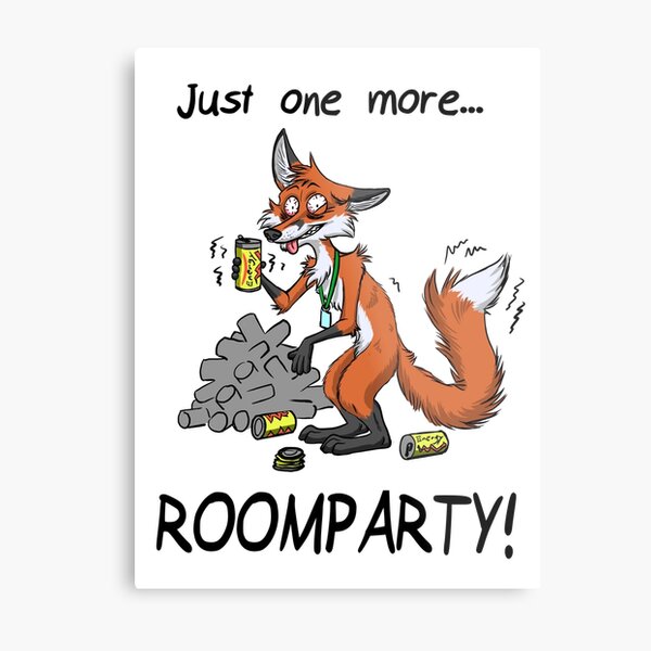Roomparty - Fuchs Metallbild