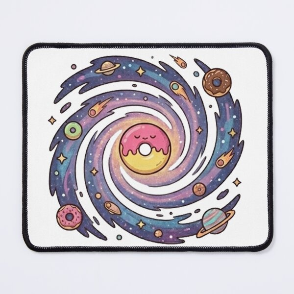 Item preview, GLAZEY – Cosmic Donut Galaxy Center Retro Space Aesthetic designed and sold by jongjava.