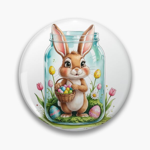 Artikelvorschau, Osterhase mit Eierkorb entworfen und verkauft von AQUILAKREO.