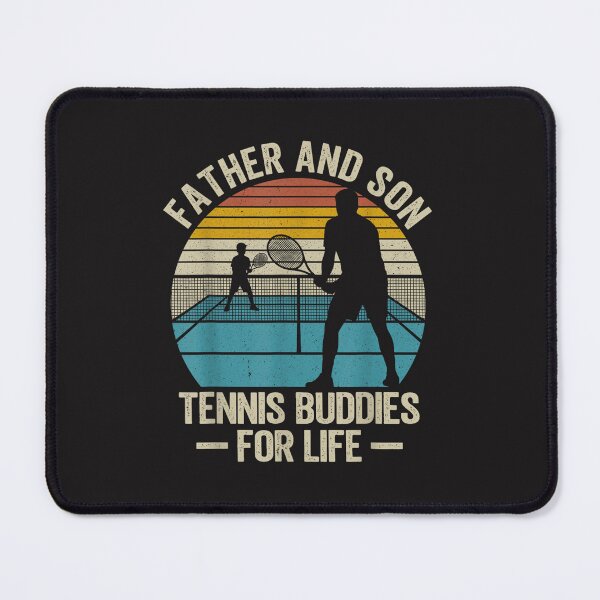 Item preview, Father and Son Tennis Buddies for Life Retro Tennis Family Design designed and sold by kiralynstration.