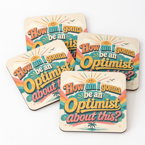 Item preview, Be an Optimist designed and sold by fadeinkstudio.