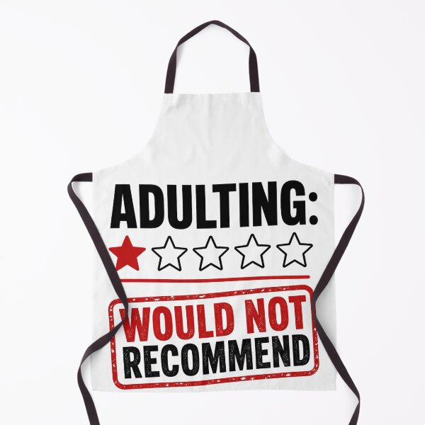 Item preview, Adulting Would Not Recommend - Funny 1 Star Review Tee designed and sold by lexiangelus93.