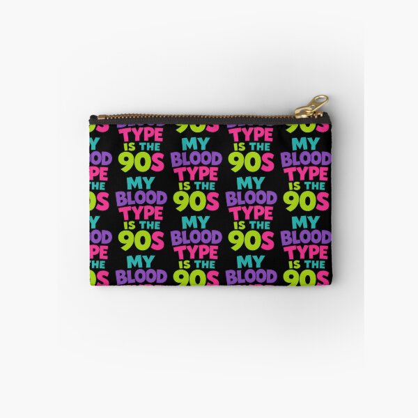 Item preview, My Blood Type Is The 90s Neon Retro Vintage Design designed and sold by TeeTimeTreasure.