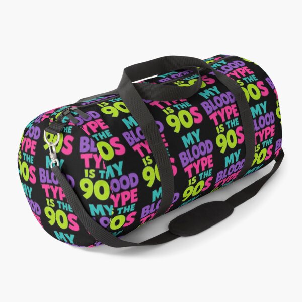 Item preview, My Blood Type Is The 90s Neon Retro Vintage Design designed and sold by TeeTimeTreasure.