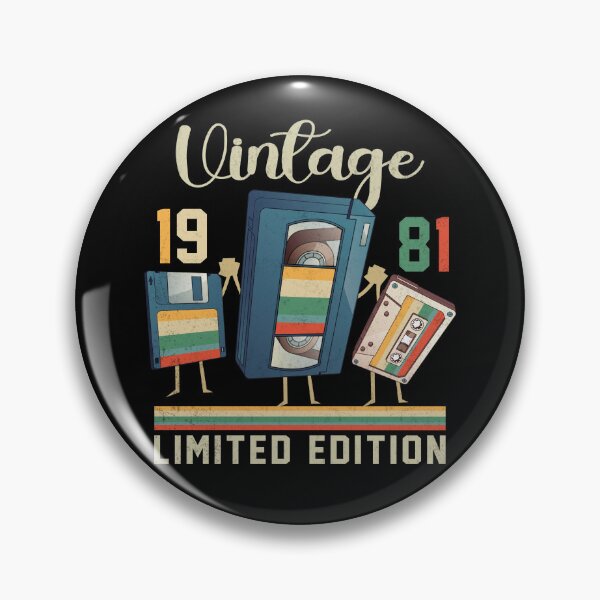 Item preview, Disc Video Cassette 1981 Vintage 45th Birthday Retro Gift designed and sold by FernaRoje.