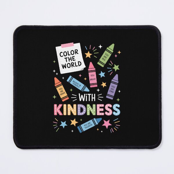 Item preview, Color The World with Kindness Crayon Positivity Teacher designed and sold by SapfireStuArt.
