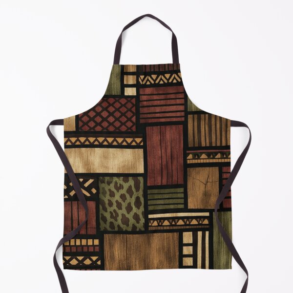 Item preview, African Safari Patchwork - Tribal Geometric and Animal Print Pattern designed and sold by myforestfog.