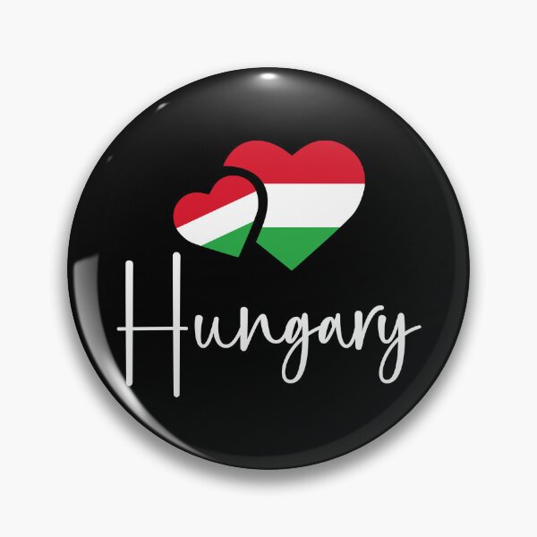 Item preview, Hungary Handwritten Text with Heart Motif designed and sold by Fabrikola.