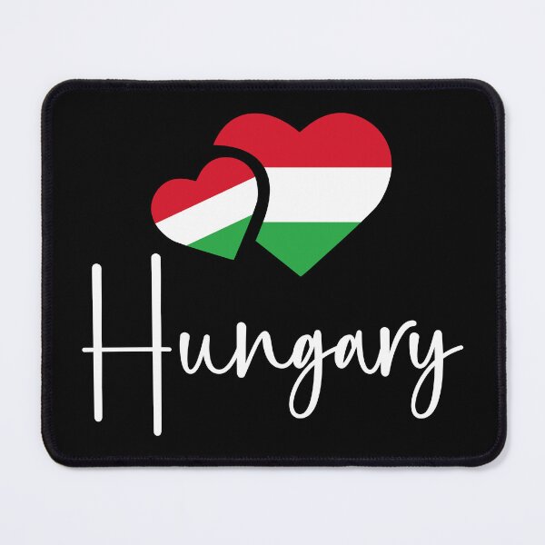 Item preview, Hungary Handwritten Text with Heart Motif designed and sold by Fabrikola.