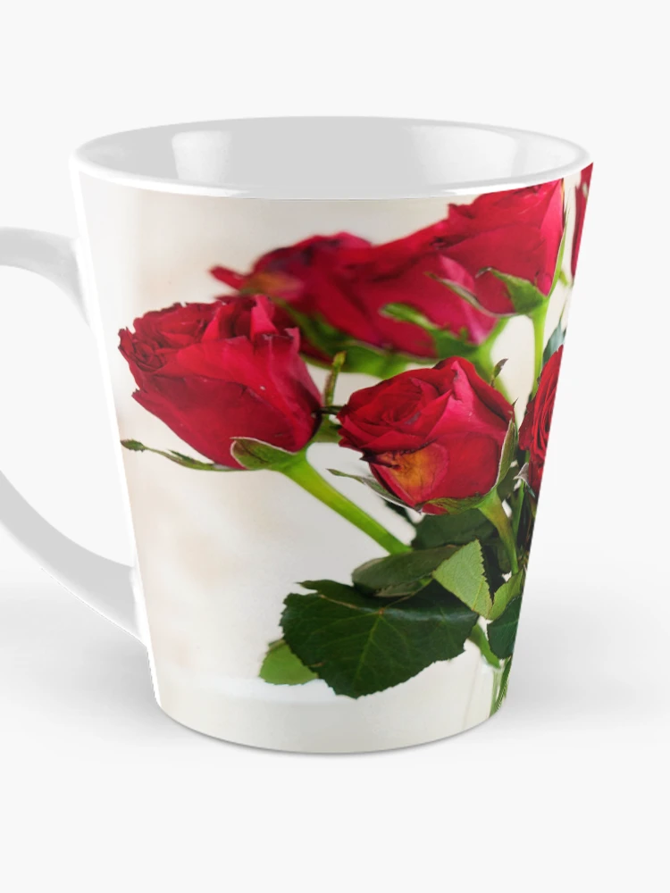 Thumbnail 3 of 4, Coffee Mug, Red Roses designed and sold by BlaizerB.