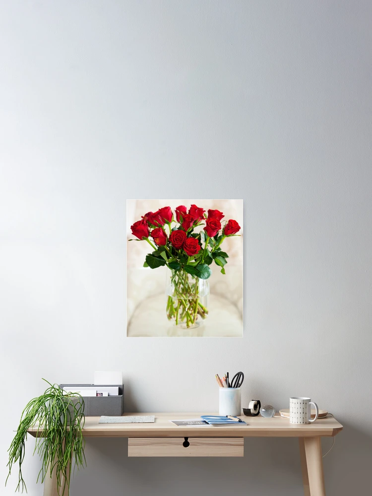 Thumbnail 2 of 3, Poster, Red Roses designed and sold by BlaizerB.