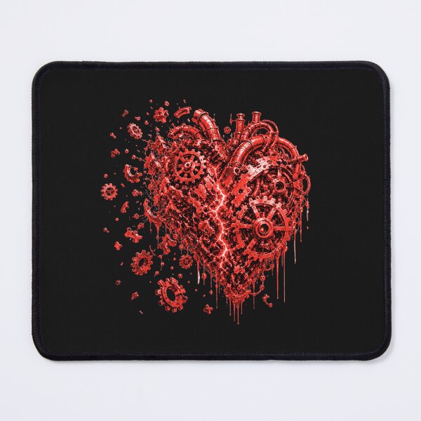 Item preview, SHATTERED GEARHEART – Cyberpunk Mechanical Heart Design designed and sold by unglaublichGut.