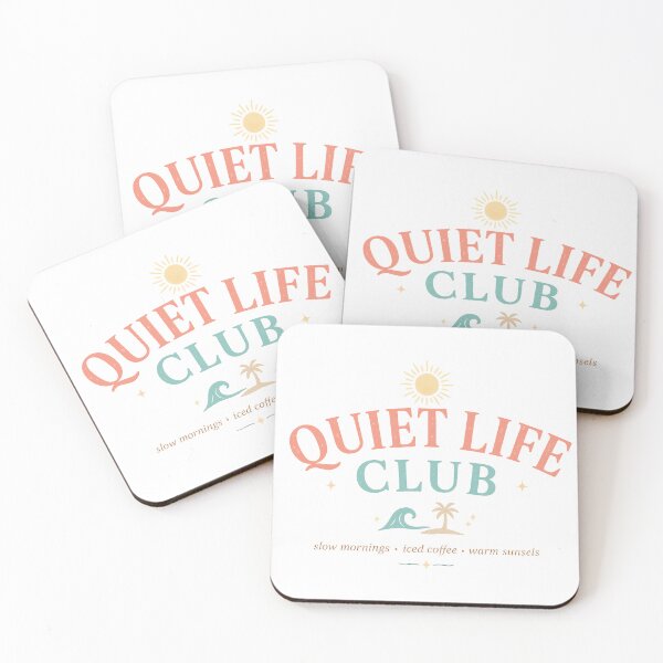Item preview, Quiet Life Club Summer Retro Minimal Typography designed and sold by Studio Umbra.