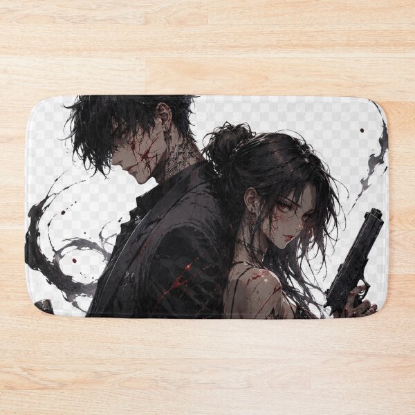 Item preview, Dark Assassin Duo | Dangerous Anime Couple Artwork designed and sold by Sticleg.