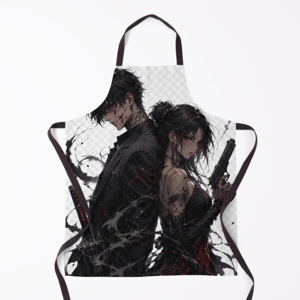 Item preview, Dark Assassin Duo | Dangerous Anime Couple Artwork designed and sold by Sticleg.