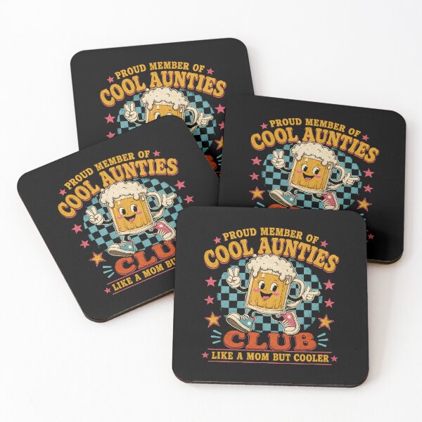 Item preview, Proud Member Of Cool Aunties Club Like A Mom But Cooler designed and sold by zoes-ink.