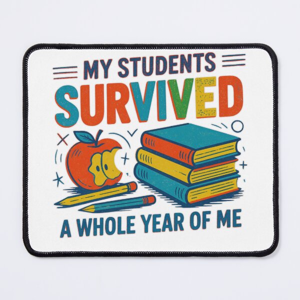 Item preview, Funny End of School Year Teacher Gift - My Students Survived A Whole Year Of Me designed and sold by MerchlyMike.