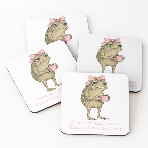 Item preview, first of all jesus think's i'm a delight frog meme  designed and sold by CAnastazyshop.