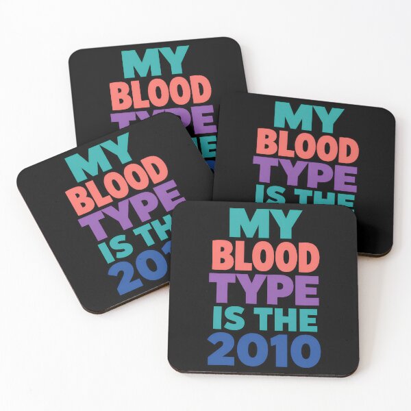 Item preview, My Blood Type Is The 2010s Retro Internet Generation Design designed and sold by TeeTimeTreasure.