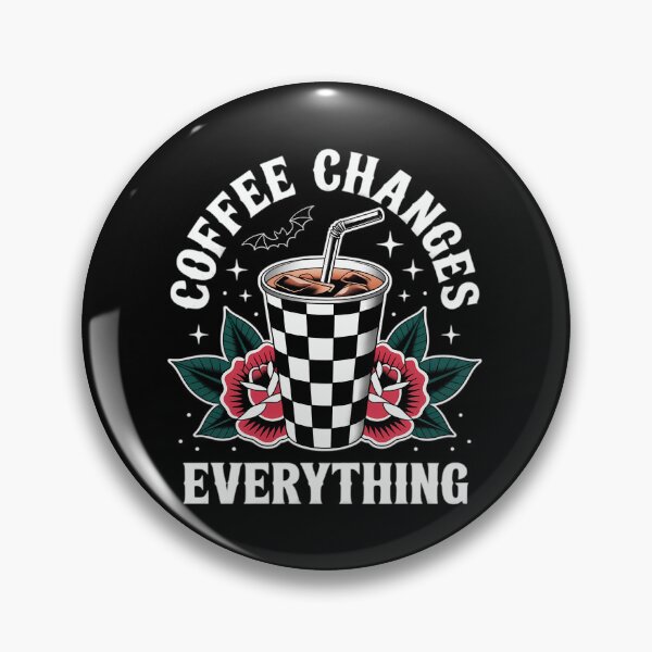 Item preview, Coffee Changes Everything, Edgy Goth Roses designed and sold by SapfireStuArt.
