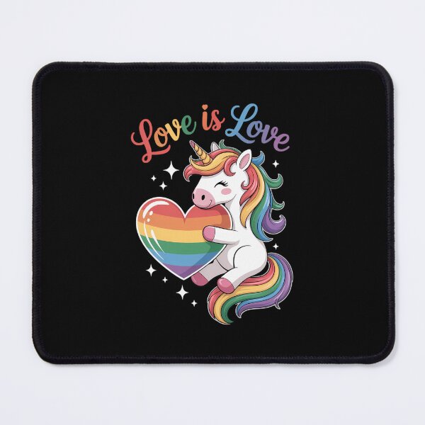 Item preview, Cute LGBTQ Unicorn With Rainbow Love designed and sold by SapfireStuArt.