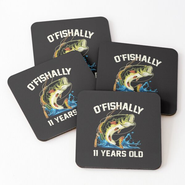 Item preview, Ofishally 11 Years Old Funny Fishing Boy Birthday Design designed and sold by kiralynstration.