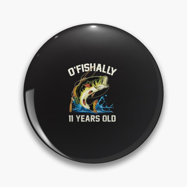 Item preview, Ofishally 11 Years Old Funny Fishing Boy Birthday Design designed and sold by kiralynstration.