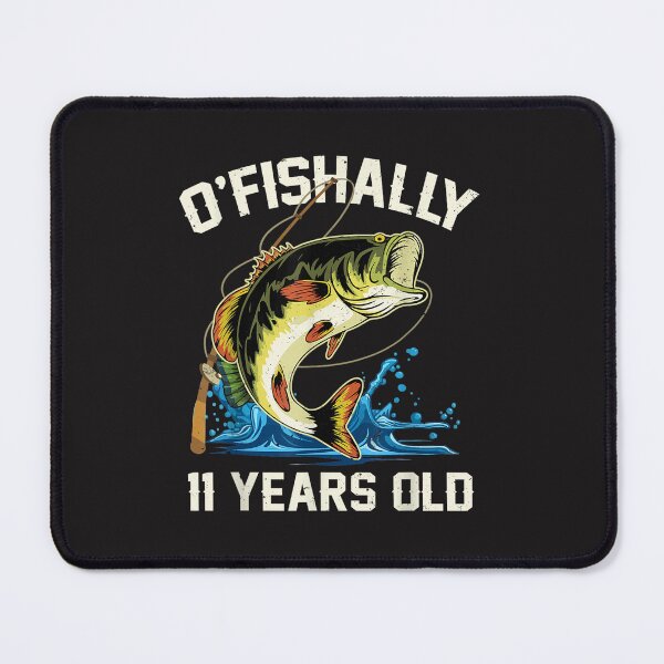 Item preview, Ofishally 11 Years Old Funny Fishing Boy Birthday Design designed and sold by kiralynstration.