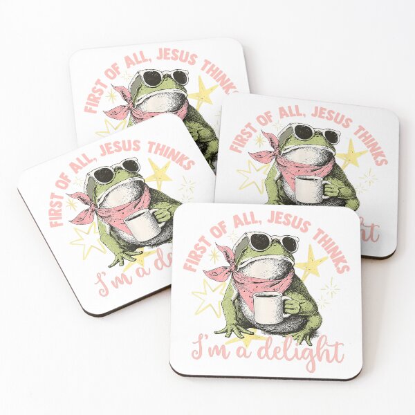 Item preview, first of all jesus think's i'm a delight frog meme  designed and sold by CAnastazyshop.