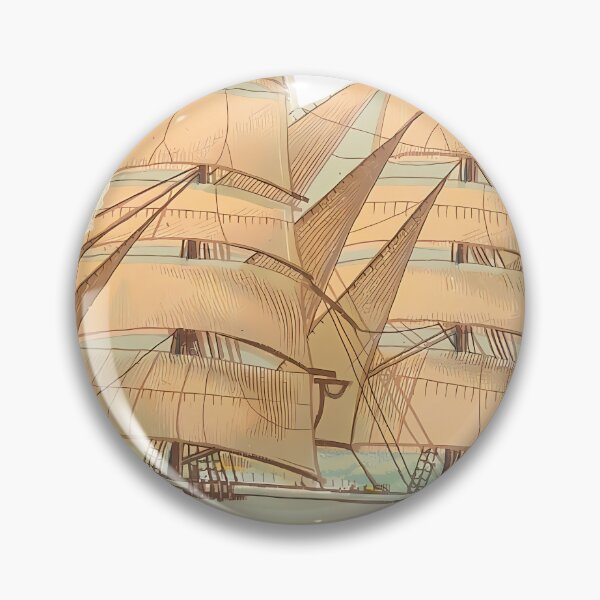 Item preview, Vintage Ship Sailing Design | Nautical Art designed and sold by GammaRay.