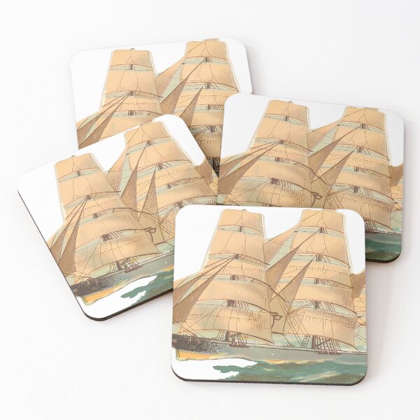 Item preview, Vintage Ship Sailing Design | Nautical Art designed and sold by GammaRay.