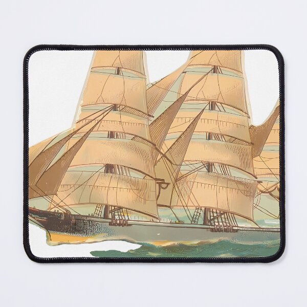 Item preview, Vintage Ship Sailing Design | Nautical Art designed and sold by GammaRay.