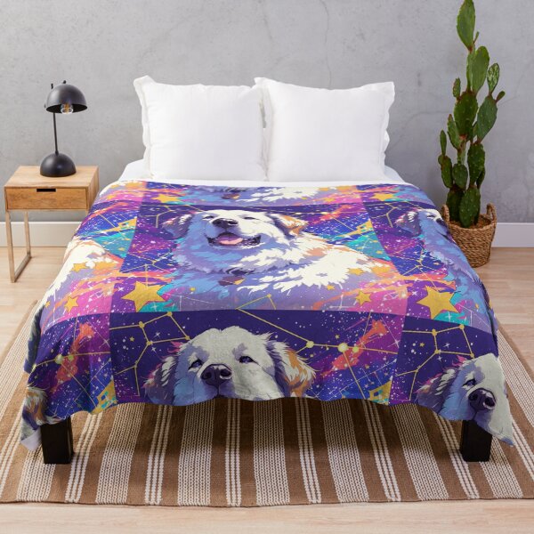 Item preview, Colorful Great Pyrenees puppy dog designed and sold by MendaciousMina.
