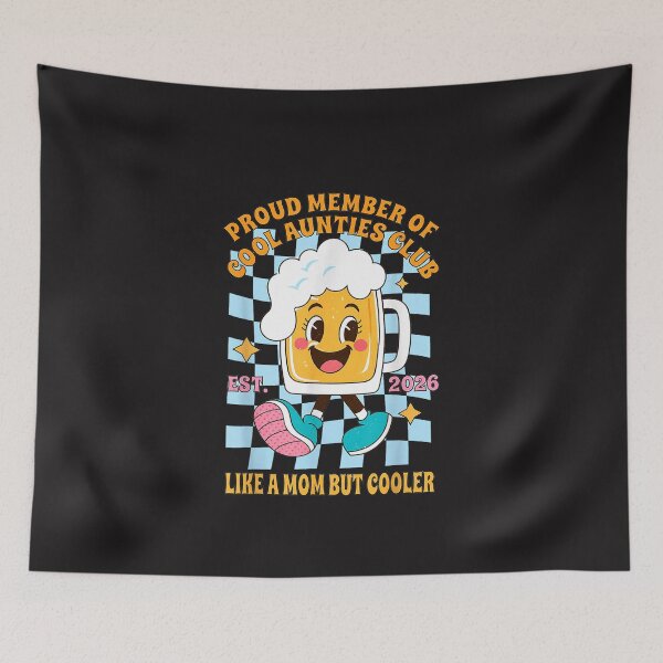 Item preview, Cool Aunties Club Funny Aunt Family Retro Humor Design designed and sold by kiralynstration.