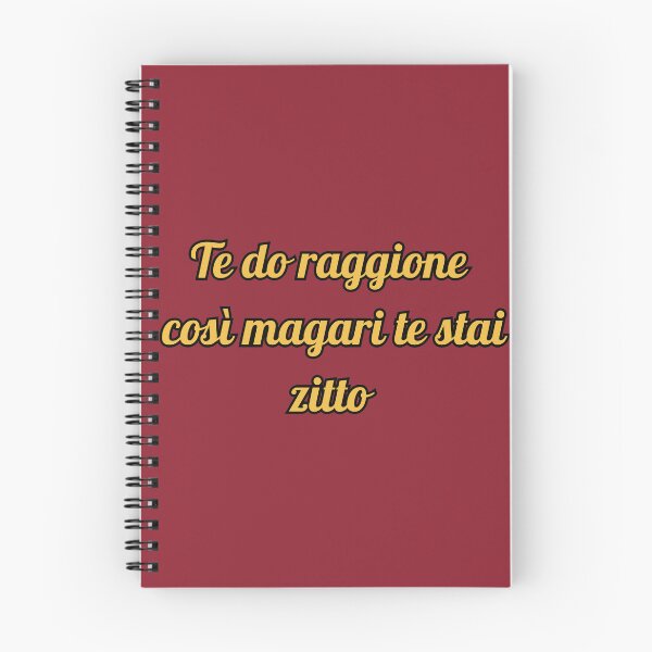 Item preview, Te Do Raggione Così Magari Te Stai Zitto - Frase Sarcasmo Romano designed and sold by mrk-21-.