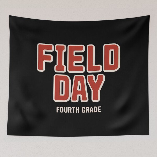 Item preview, Field Day Fourth Grade school teacher kids Red designed and sold by SapfireStuArt.