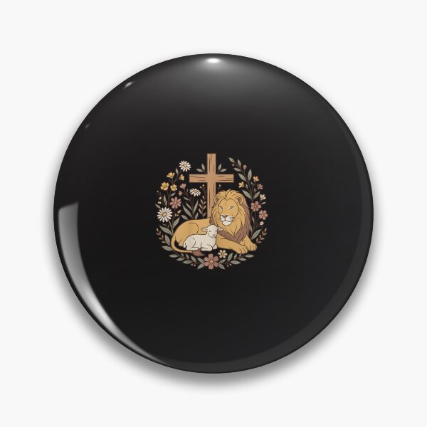 Item preview, Lion of Judah Lamb of God Christian Cross Faith Design designed and sold by kiralynstration.