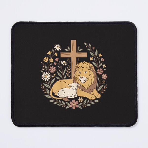 Item preview, Lion of Judah Lamb of God Christian Cross Faith Design designed and sold by kiralynstration.
