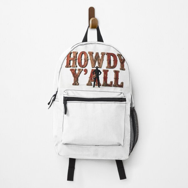 Item preview, *Rustic Wooden HOWDY Y'ALL Sign with Cowboy Silhouette - Western Greeting Design* designed and sold by Petringo.