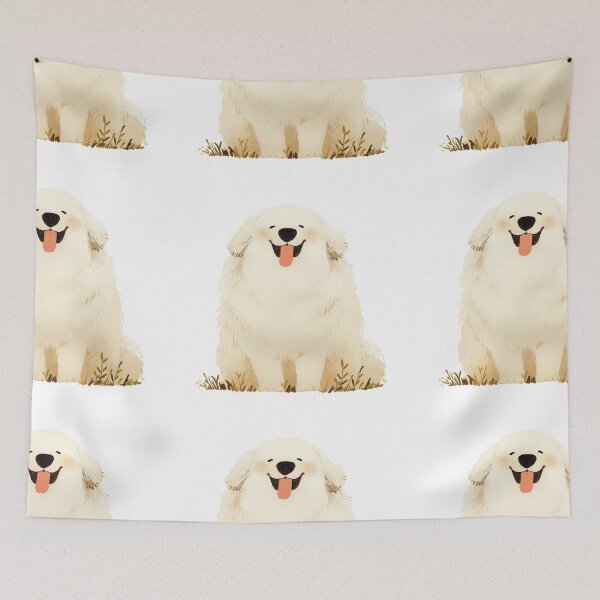 Item preview, Cute Great Pyrenees puppy dog designed and sold by MendaciousMina.
