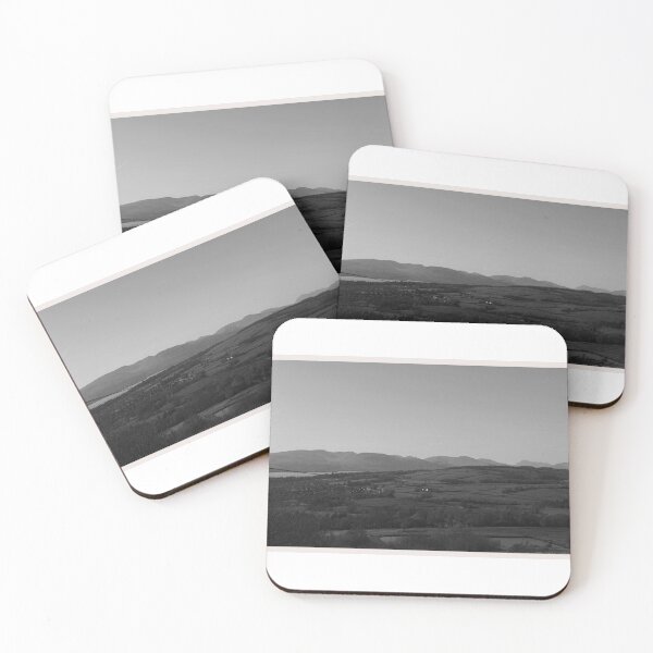 Item preview, lomond hills looming over balloch (monochromatic) (april 2026) designed and sold by photosbykel.