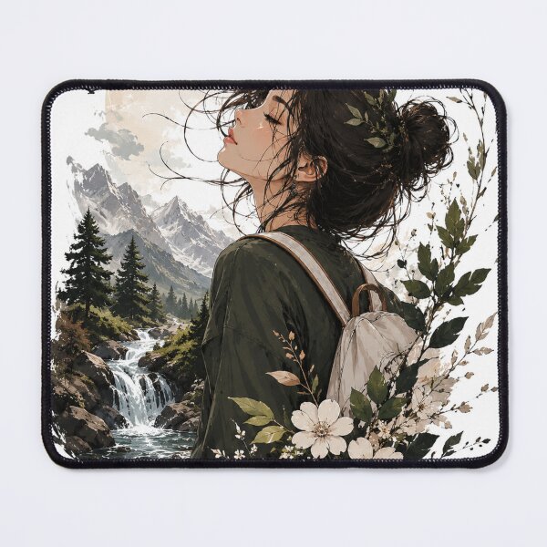 Item preview, Nature Soul Girl | Aesthetic Forest Dream Artwork designed and sold by Sticleg.
