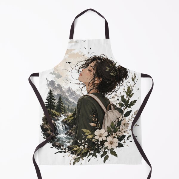 Item preview, Nature Soul Girl | Aesthetic Forest Dream Artwork designed and sold by Sticleg.