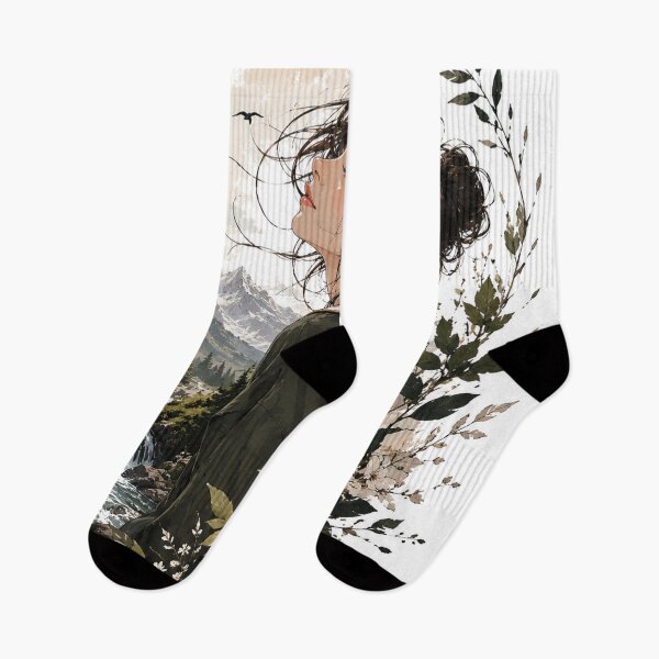 Item preview, Nature Soul Girl | Aesthetic Forest Dream Artwork designed and sold by Sticleg.