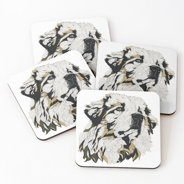 Item preview, Boho Great Pyrenees puppy dog designed and sold by MendaciousMina.