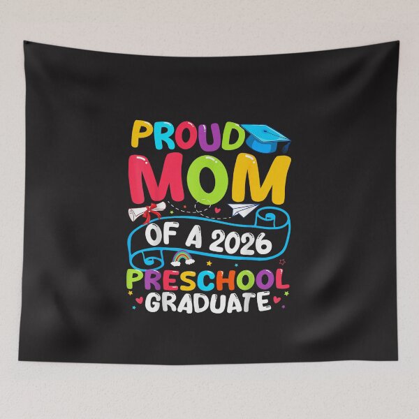 Item preview, Proud Mom Class of 2026 Preschool Graduate Family Design designed and sold by kiralynstration.